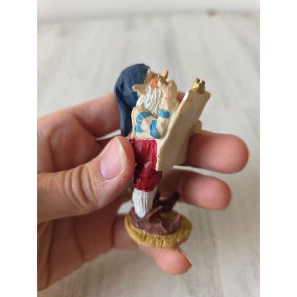 Vintage elf clipboard list figurine village Xmas decor - Picture 6 of 10